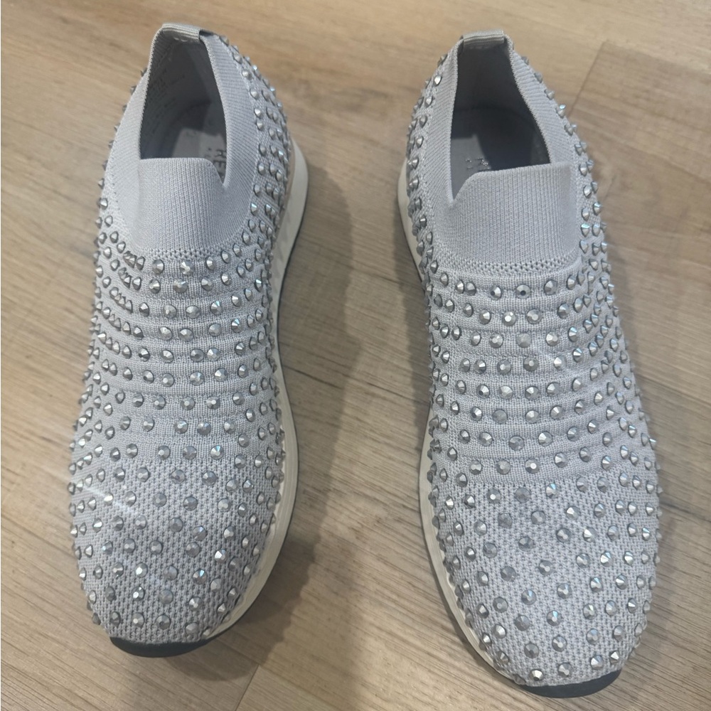 Kenneth Cole Reaction Gray Studded Sneakers